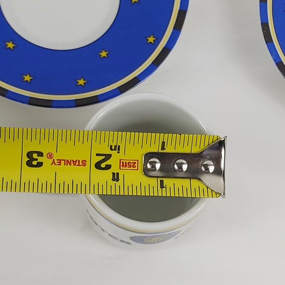 - Inter Milan Tognana espresso cup and 2 saucers (Z1) - Picture 6 of 12